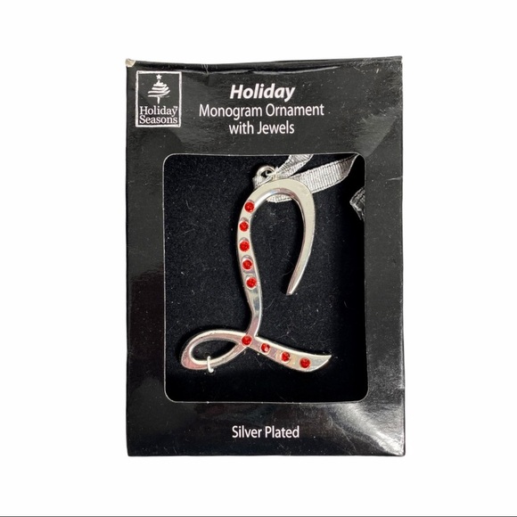 NEW  Monogram Ornament with Jewels: J, Y or L - Picture 12 of 15